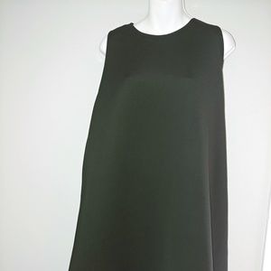 Black A Line Scuba Dress